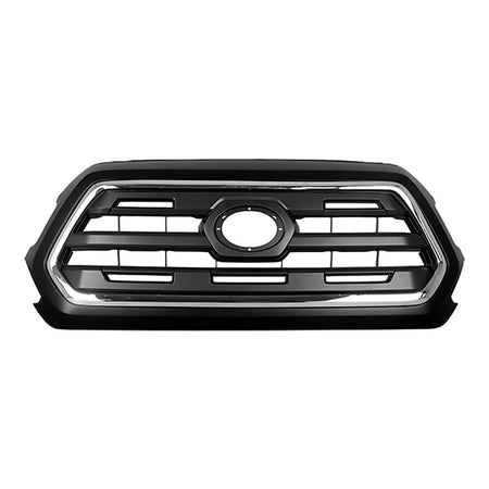 2016-2018 Toyota Tacoma Grille Black Frontame With Chrome Moulding/Ptd Black Sr5 Model – Front View (TO1200408)