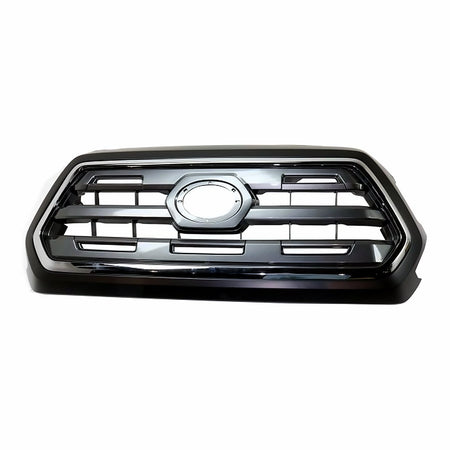 2016-2017 Toyota Tacoma Grille Silver With Chrome Moulding/Black Frontame Ltd Model – Front View (TO1200409)