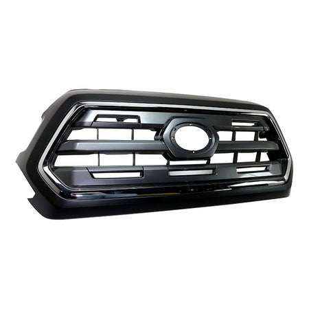 2016-2017 Toyota Tacoma Grille Silver With Chrome Moulding/Black Frontame Ltd Model – Side View (TO1200409)