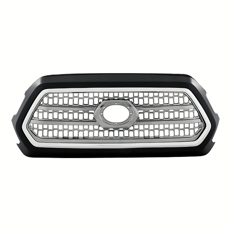 2016-2017 Toyota Tacoma Grille Black With Smoked Finish/Gray Grille Without Trd Pro – Front View (TO1200418)
