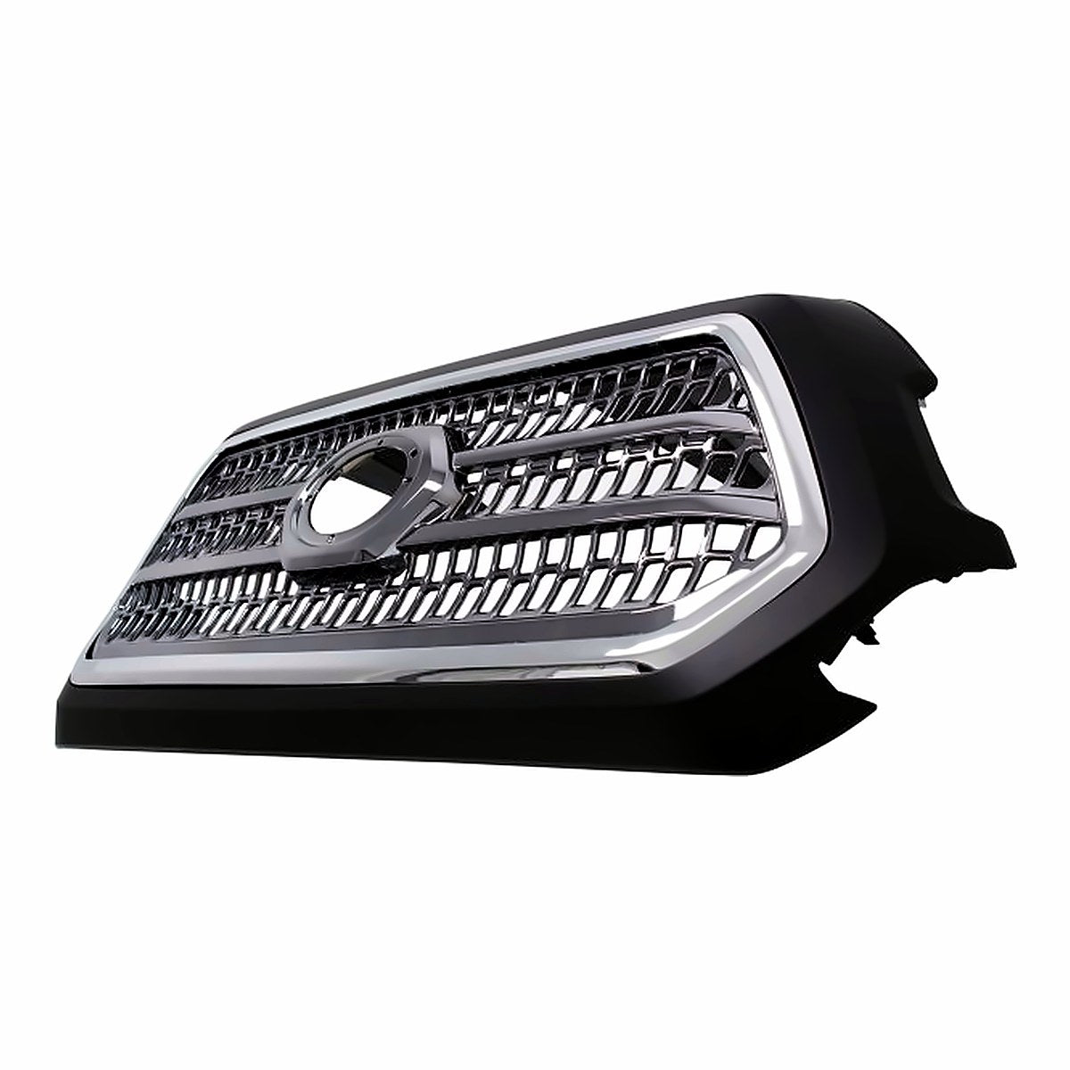 2016-2017 Toyota Tacoma Grille Black With Smoked Finish/Gray Grille Without Trd Pro – Side View (TO1200418)