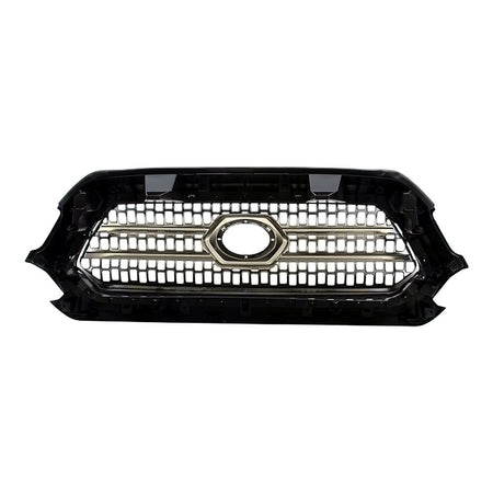 2016-2017 Toyota Tacoma Grille Black With Smoked Finish/Gray Grille Without Trd Pro – Back View (TO1200418)