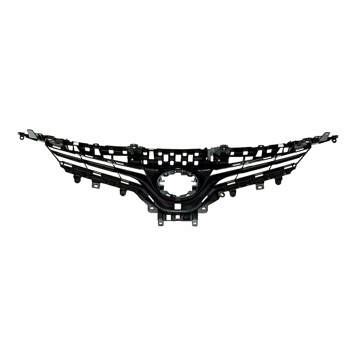 2018-2020 Toyota Camry Grille Glossy Black With Surearound View Xle – Back View (TO1200421)