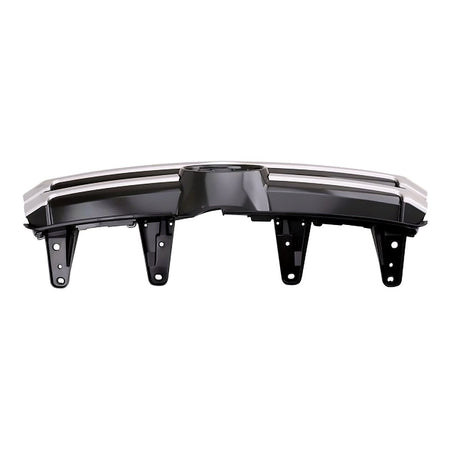 2017-2019 Toyota Highlander Grille Matte Black/Gray With Ptd Silver Bars – Side View (TO1200425)