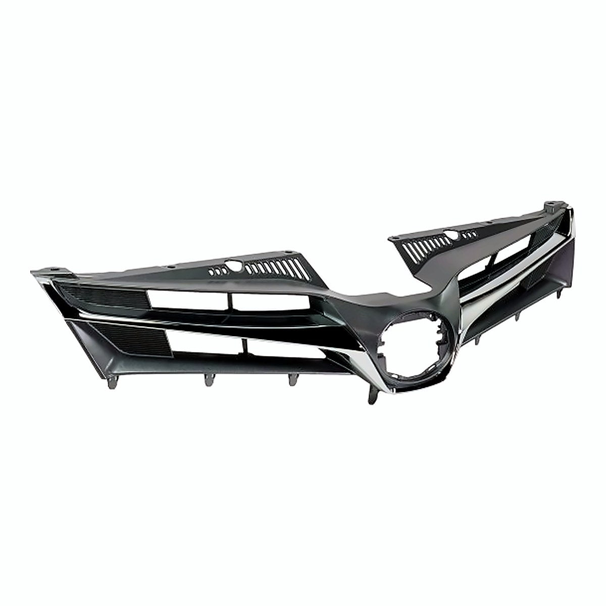 2018-2020 Toyota Sienna Grille Upper Ptd Silver With Chrome Moulding Xle/Ltd Model – Side View (TO1200430)