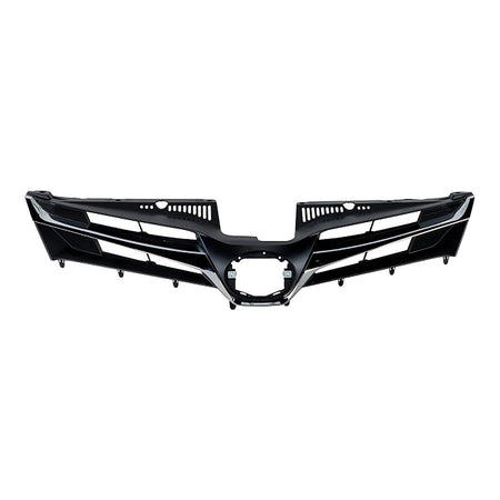 2018-2020 Toyota Sienna Grille Matte Black With Chrome Moulding Base/L/Ce Model – Front View (TO1200433)
