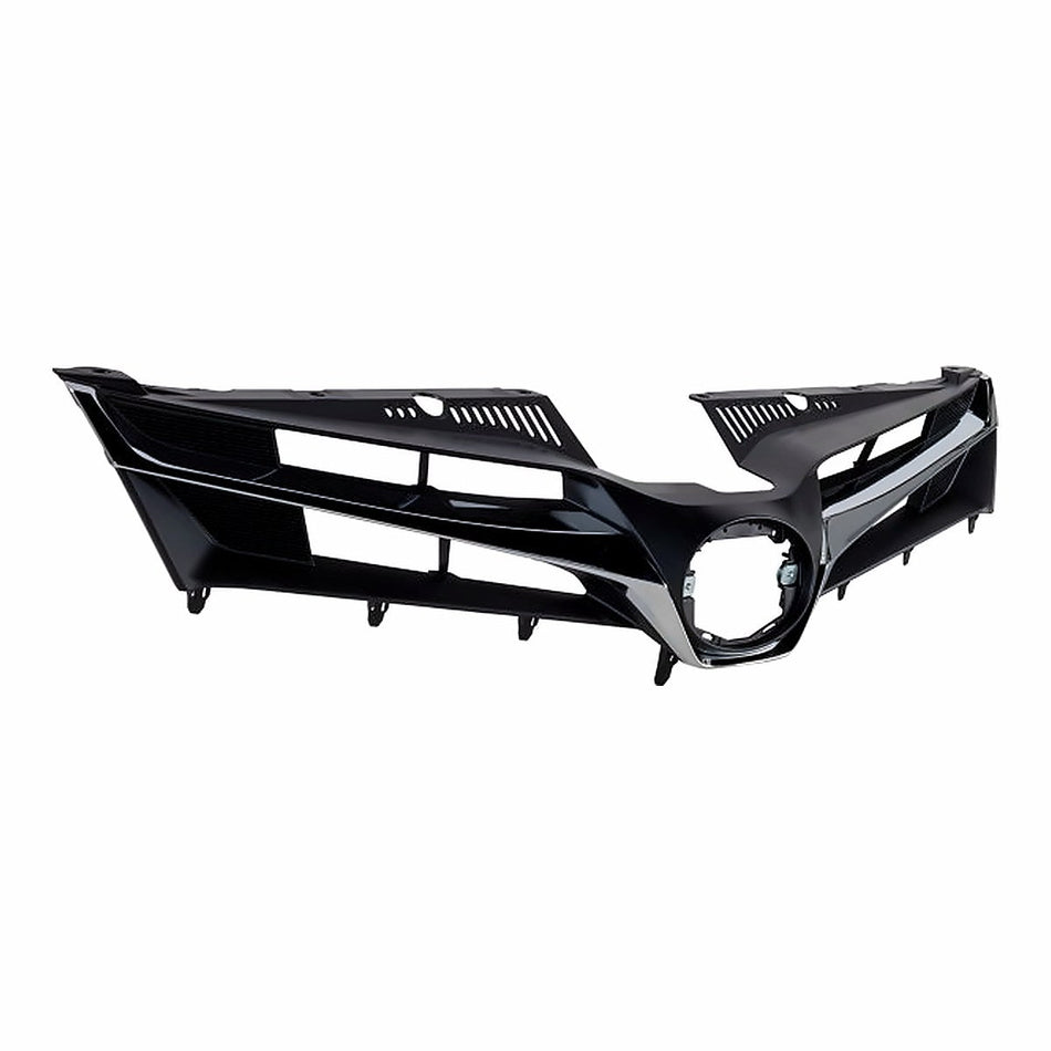 2018-2020 Toyota Sienna Grille Matte Black With Chrome Moulding Base/L/Ce Model – Side View (TO1200433)