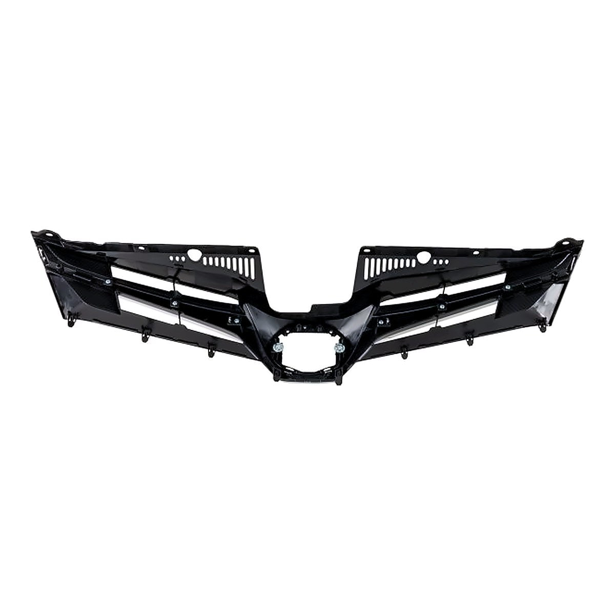 2018-2020 Toyota Sienna Grille Matte Black With Chrome Moulding Base/L/Ce Model – Back View (TO1200433)
