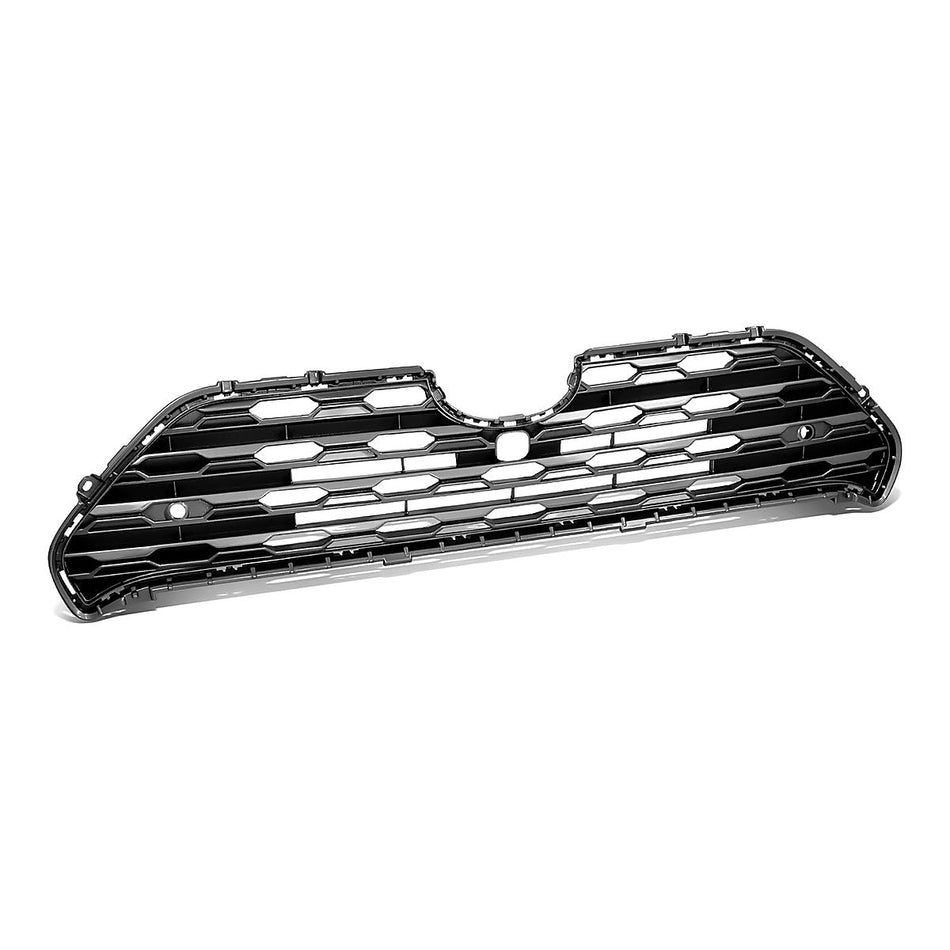 2019-2025 Toyota Rav4 Grille Front Gloss Gray Hexagon Pattern With Sensor/Camera For Ltd Model – Side View (TO1200441)