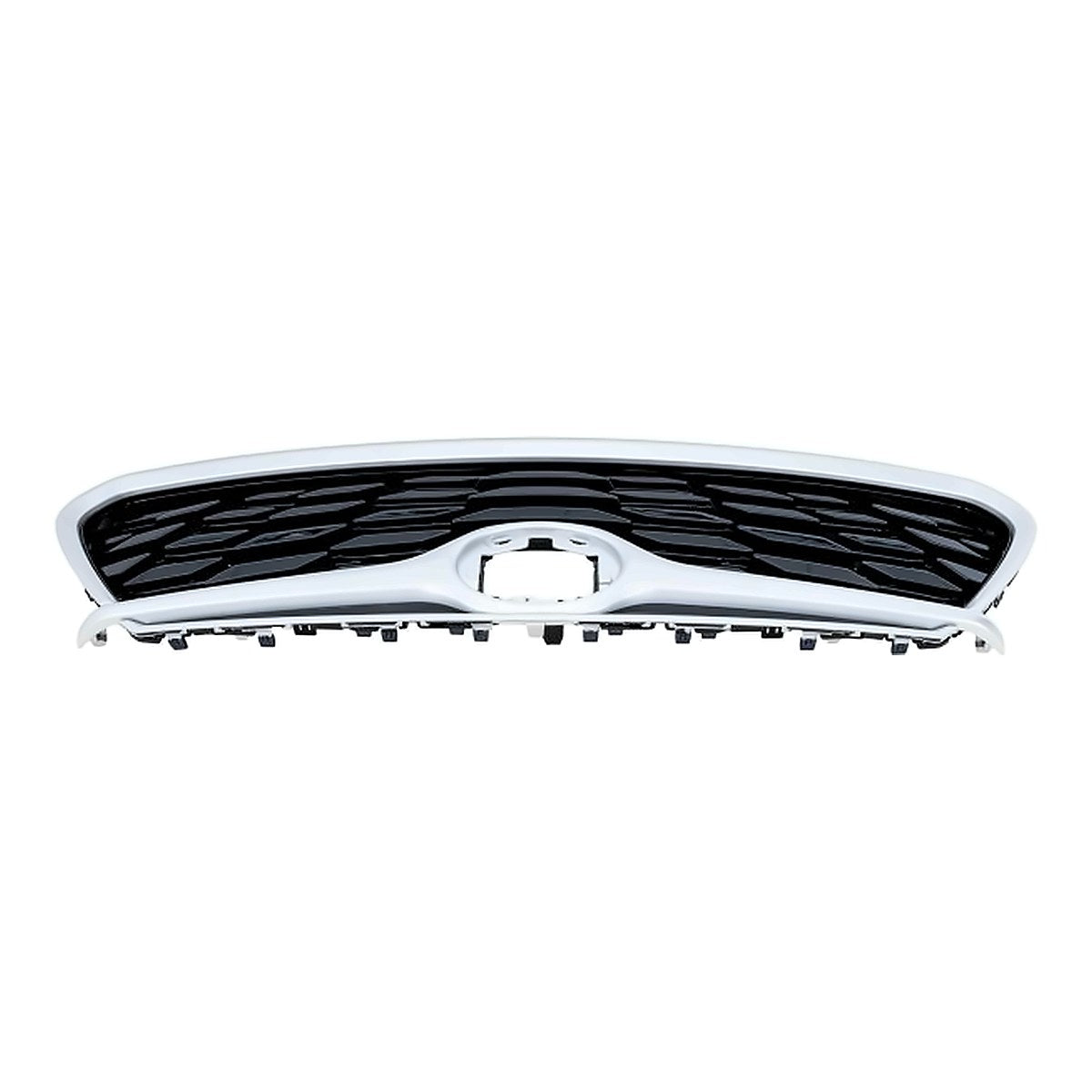 2020-2025 Toyota Highlander Grille Front Ptd Black With Gloss Silver Molding L/Le/Xle – Side View (TO1200455)
