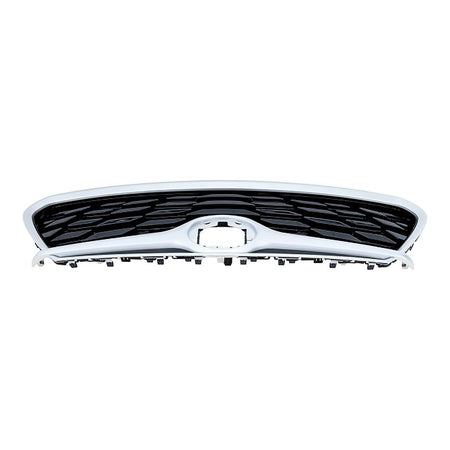 2020-2025 Toyota Highlander Grille Front Ptd Black With Gloss Silver Molding L/Le/Xle – Side View (TO1200455)