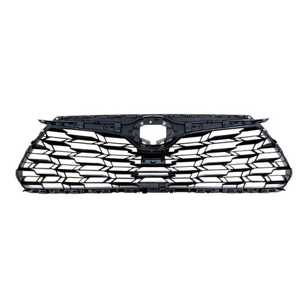 2020-2025 Toyota Highlander Grille Front Ptd Black With Gloss Silver Molding L/Le/Xle – Back View (TO1200455)