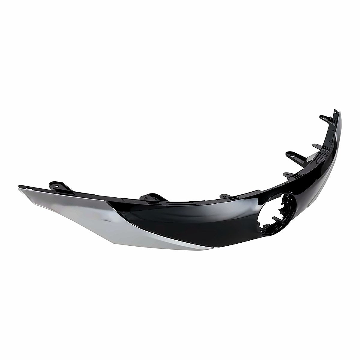 2021-2025 Toyota Sienna Grille Front Upper With Emblem / Mount Plate/Satin Moldings Xse/Ltd/Platinum/25Th Anniversary – Side View (TO1200472)