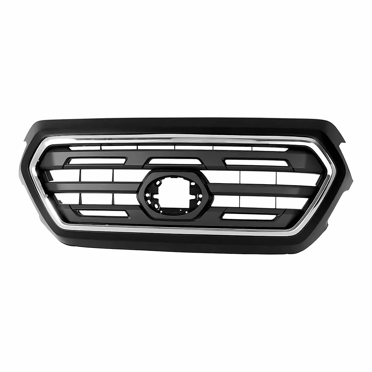 2018-2019 Toyota Tacoma Grille Front Ptm Frontame With Black Center/Chrome Outer Molding/Sr5 Model – Front View (TO1200474)