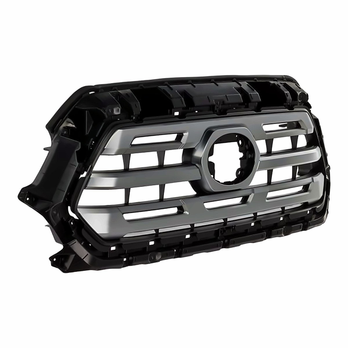 2018-2019 Toyota Tacoma Grille Front Ptm Frontame With All Chrome Center Ltd Model – Side View (TO1200475)