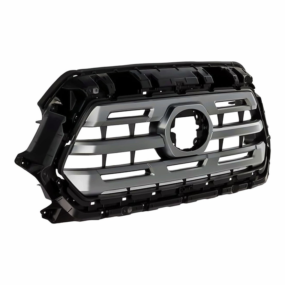 2018-2019 Toyota Tacoma Grille Front Ptm Frontame With All Chrome Center Ltd Model – Side View (TO1200475)