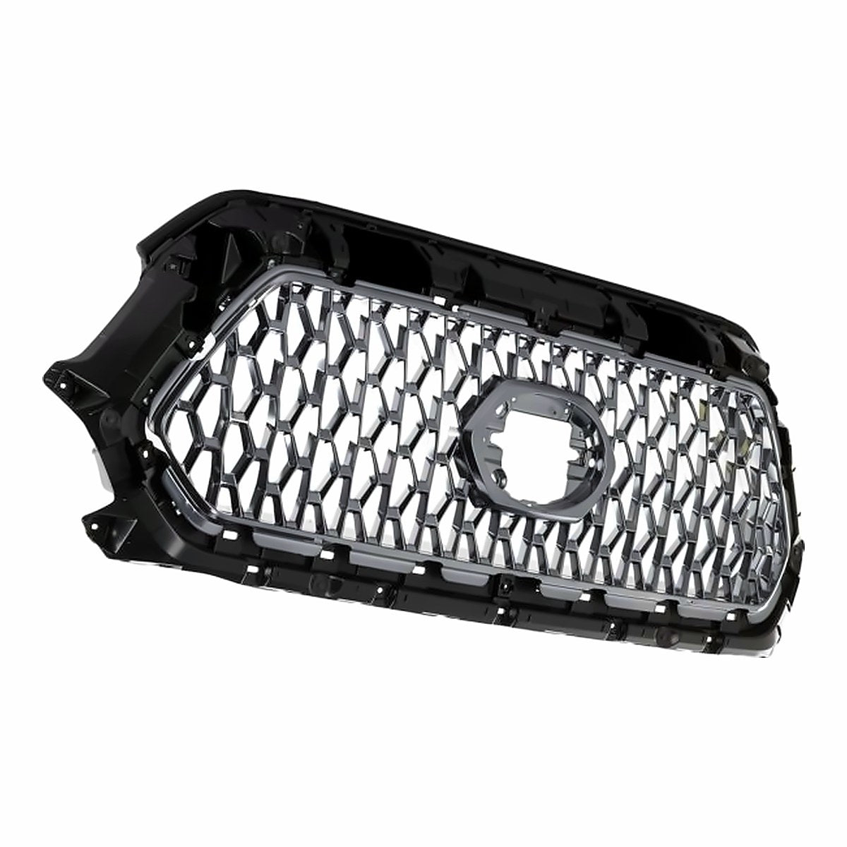 2018-2019 Toyota Tacoma Grille Front Ptm Frontame With Wate Pattern Center/Chrome Outer Molding For Trd Sprt/Offrontoad – Side View (TO1200476)