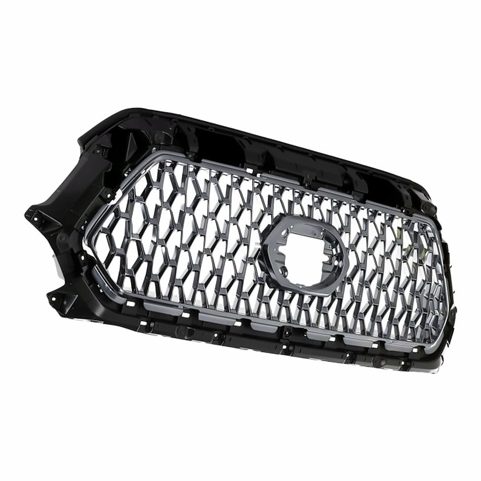 2018-2019 Toyota Tacoma Grille Front Ptm Frontame With Wate Pattern Center/Chrome Outer Molding For Trd Sprt/Offrontoad – Side View (TO1200476)