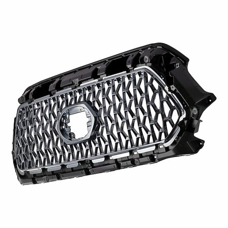 2018-2019 Toyota Tacoma Grille Front Ptm Frontame With Wate Pattern Center/Chrome Outer Molding For Trd Sprt/Offrontoad – Side View (TO1200476)