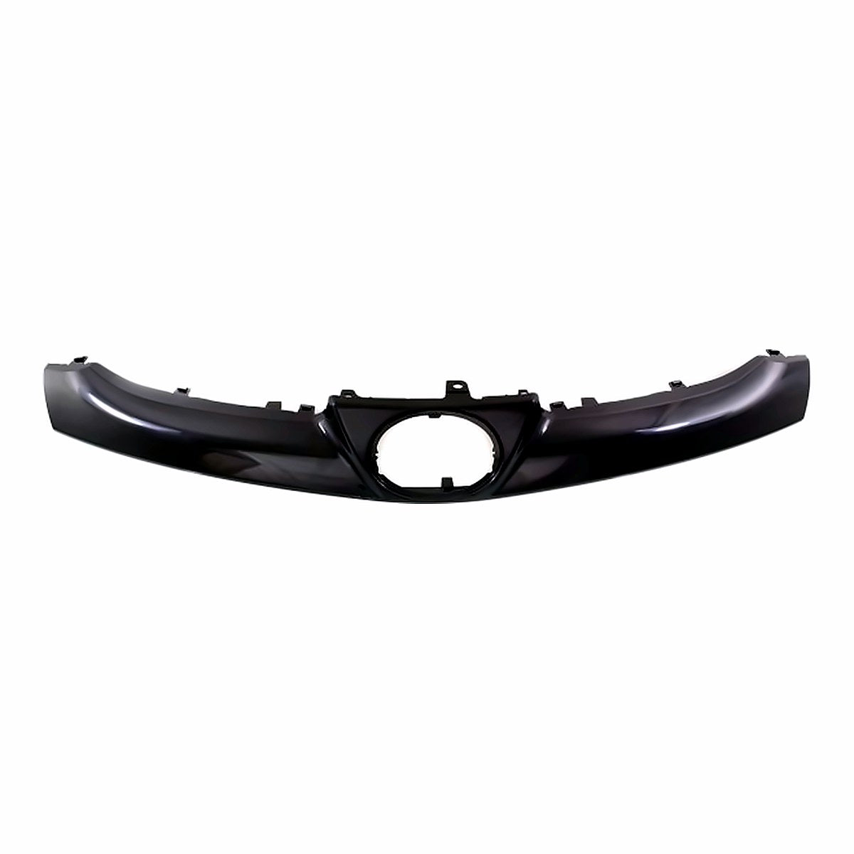 2006-2010 Toyota Sienna Grille Upper Moulding Matte-Black Ptm Without Park Assist Sensors – Front View (TO1210104)