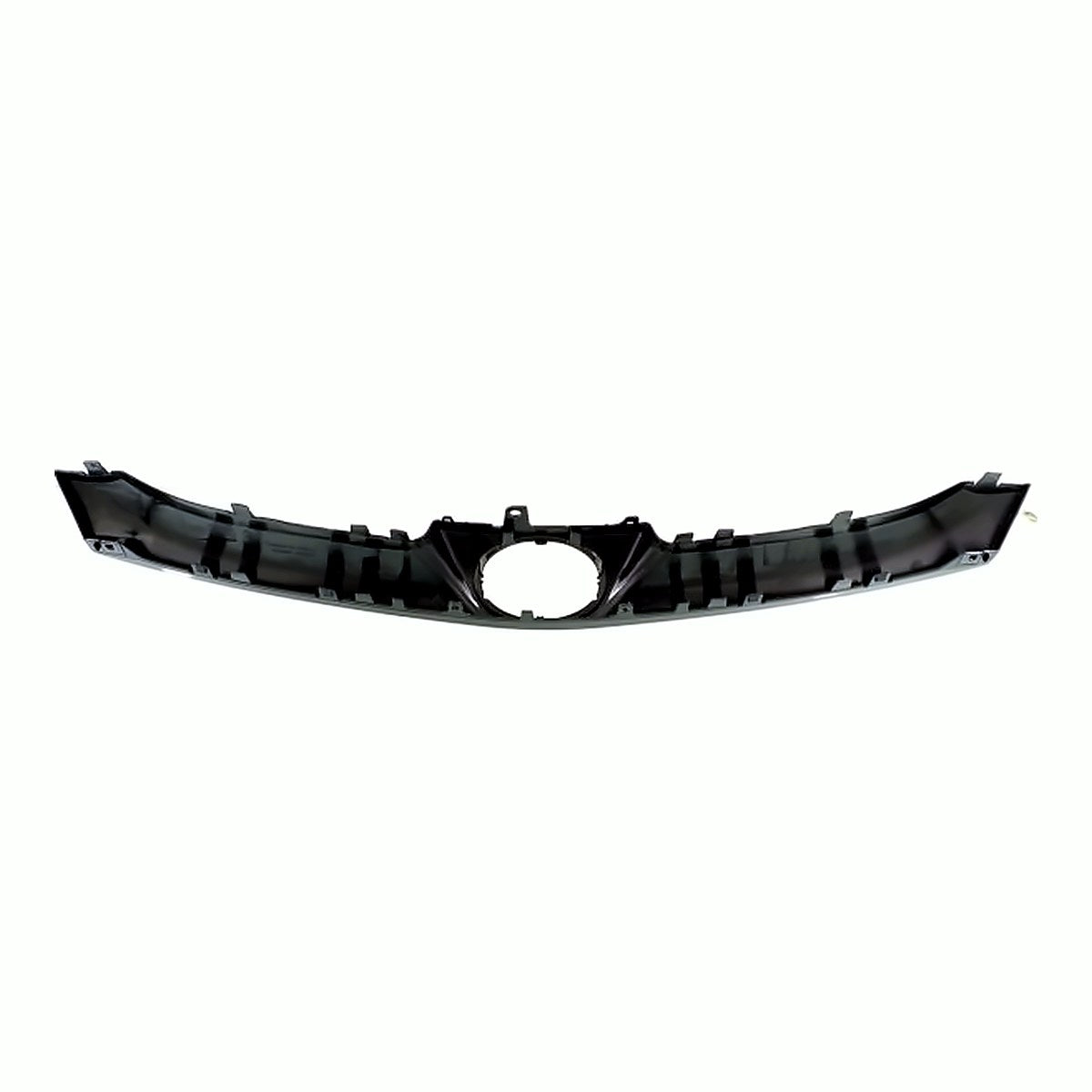 2006-2010 Toyota Sienna Grille Upper Moulding Matte-Black Ptm Without Park Assist Sensors – Back View (TO1210104)
