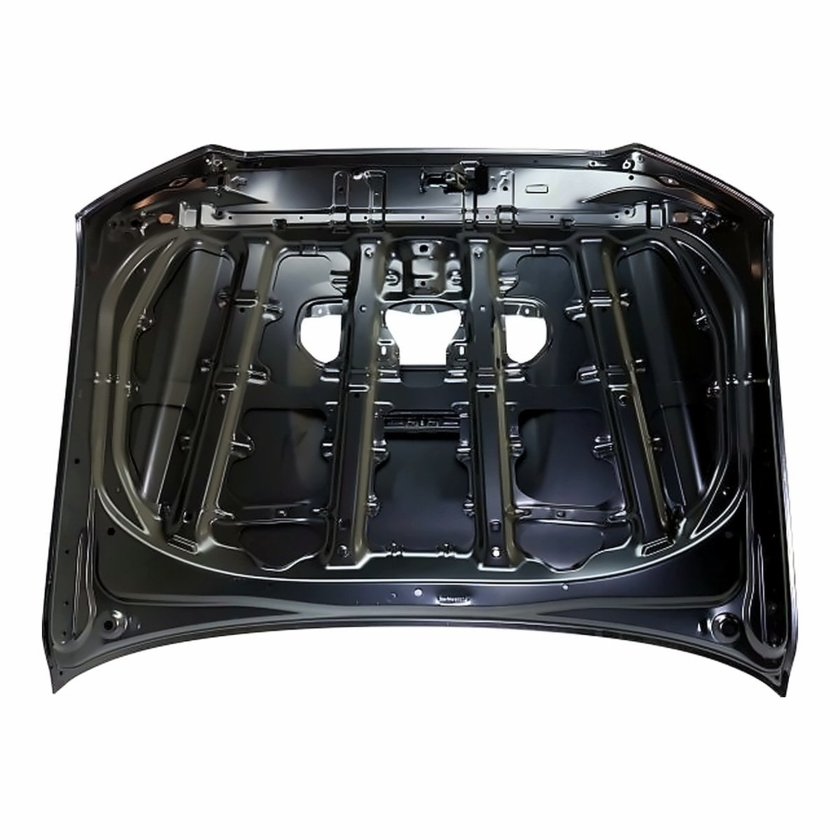 2012-2015 Toyota Tacoma Hood With Turbo Hole With Scoop – Back View (TO1230223)