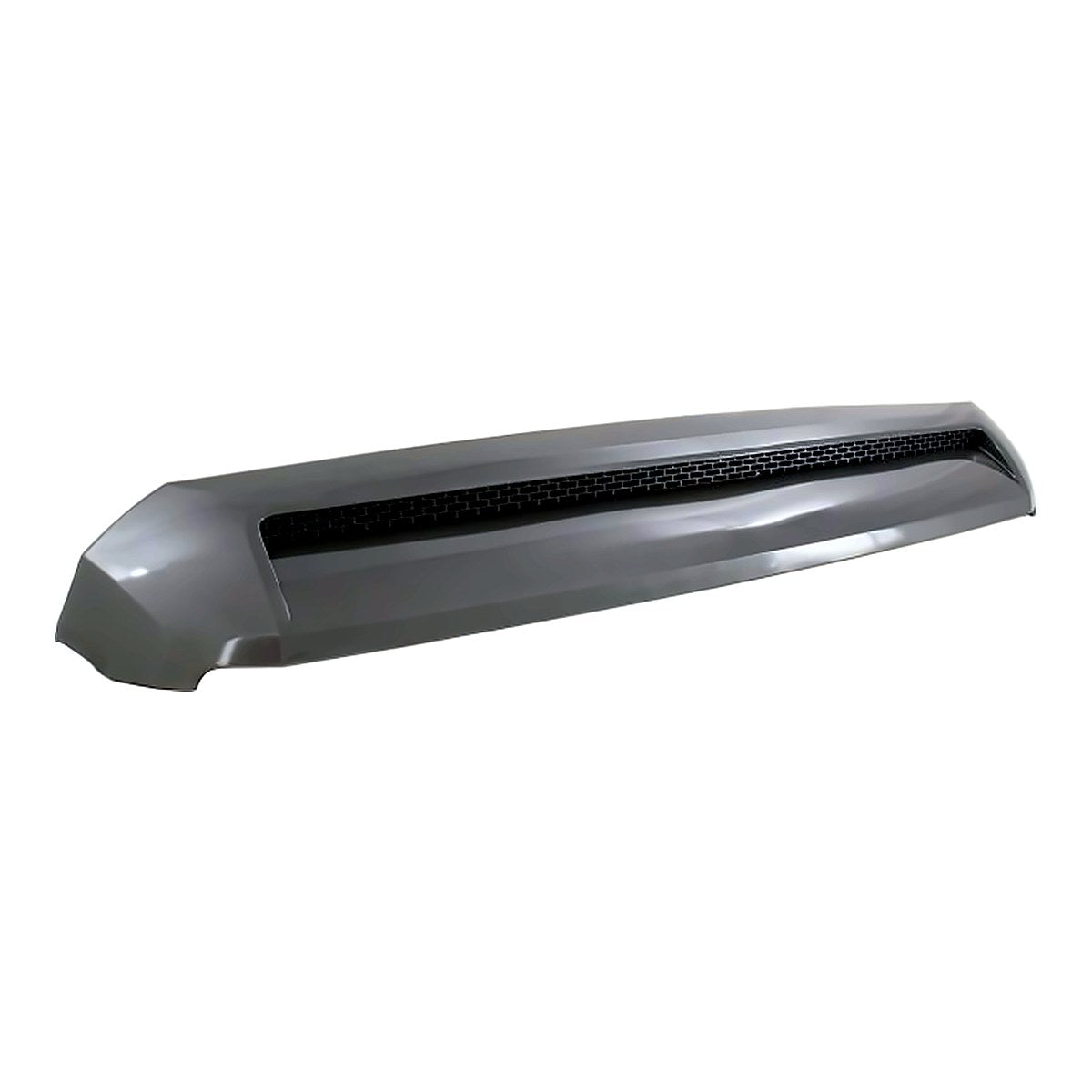 2014-2021 Toyota Tundra Hood Molding Matte-Black With Ptd Gray Mldg (Sr Model) – Angle View (TO1231101)
