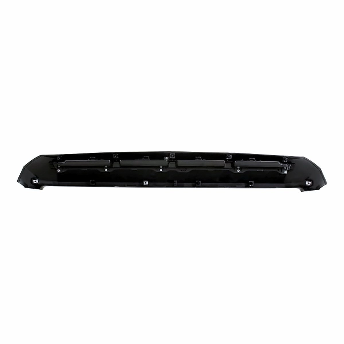 2014-2021 Toyota Tundra Hood Molding Matte-Black With Ptd Gray Mldg (Sr Model) – Back View (TO1231101)