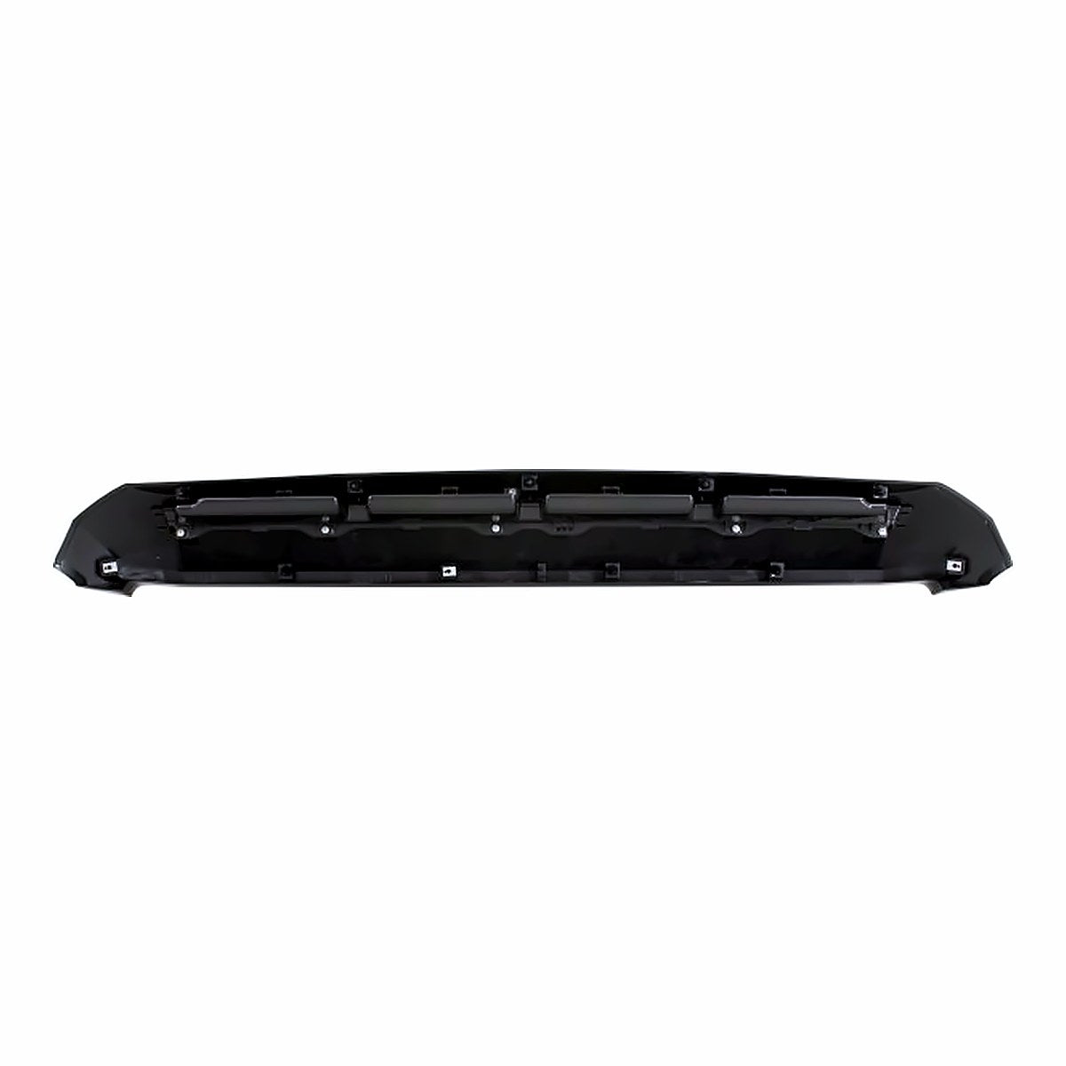 2014-2021 Toyota Tundra Hood Molding Matte-Black With Ptd Black Mldg (Platinum Model) – Back View (TO1231102)