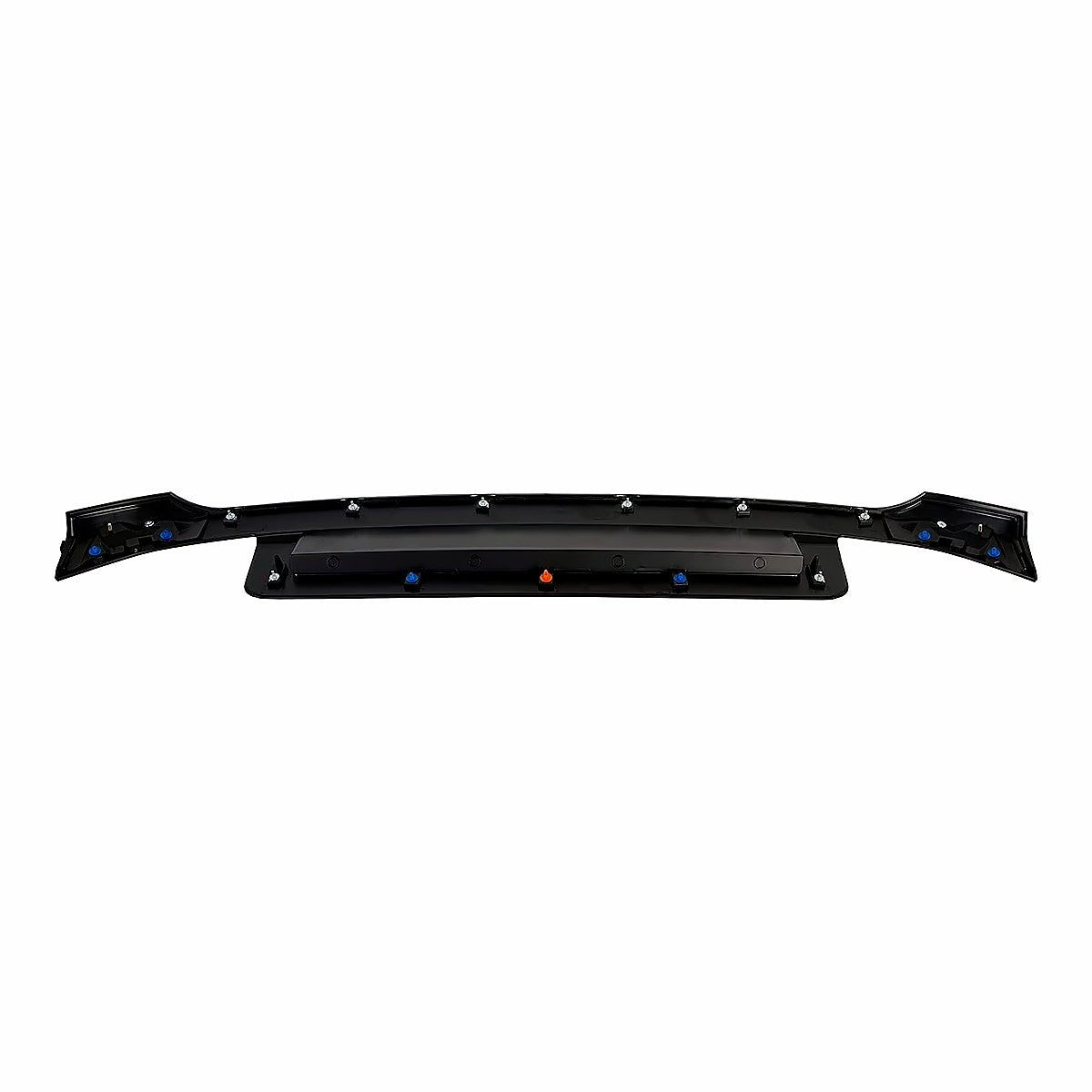 2007-2009 Toyota Fj_Cruiser Hood Molding Matte-Black – Back View (TO1235102)