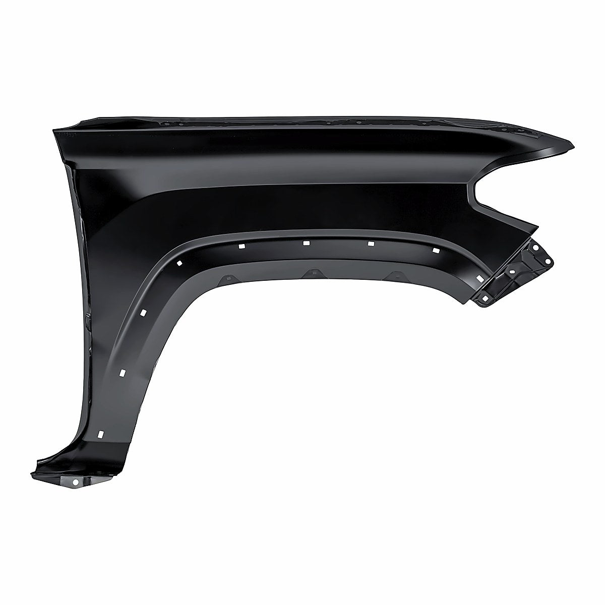 2016-2023 Toyota Tacoma Fender Front Driver Side With Moulding Hole – Back View (TO1240262)