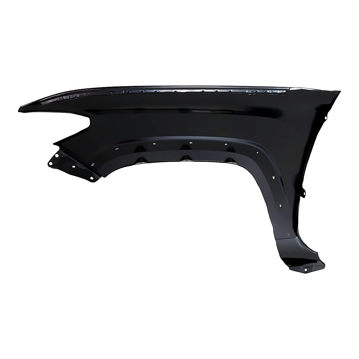 2016-2023 Toyota Tacoma Fender Front Passenger Side With Moulding Hole – Back View (TO1241262)