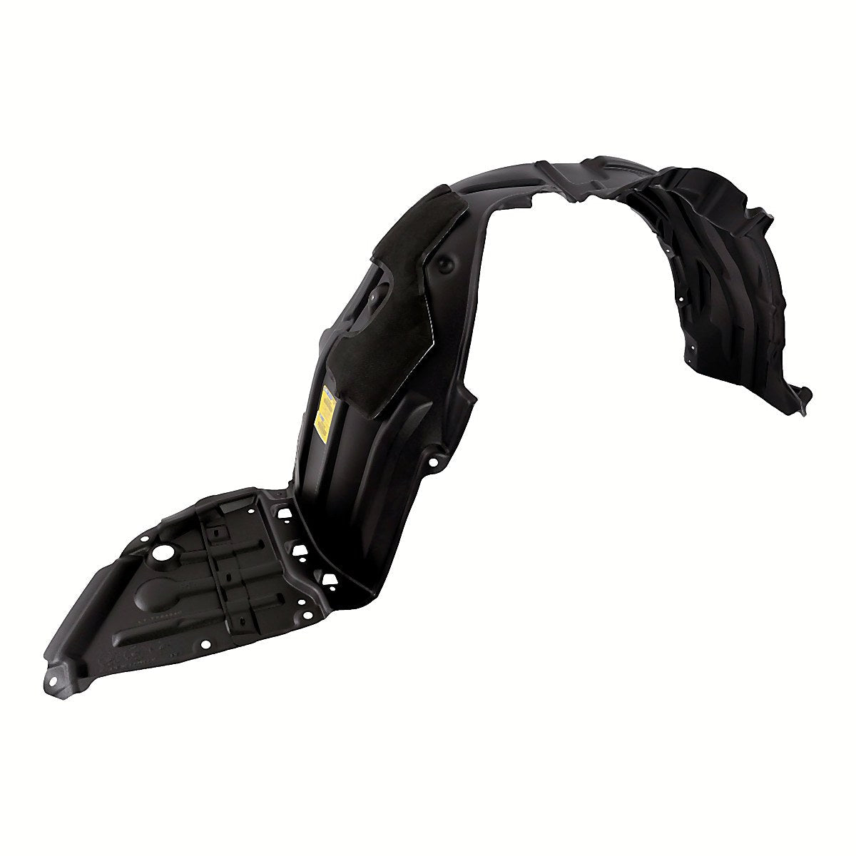 2017-2019 Toyota Prius_Prime Fender Liner Front Passenger Side With Insulation Foam – Side View (TO1249217)