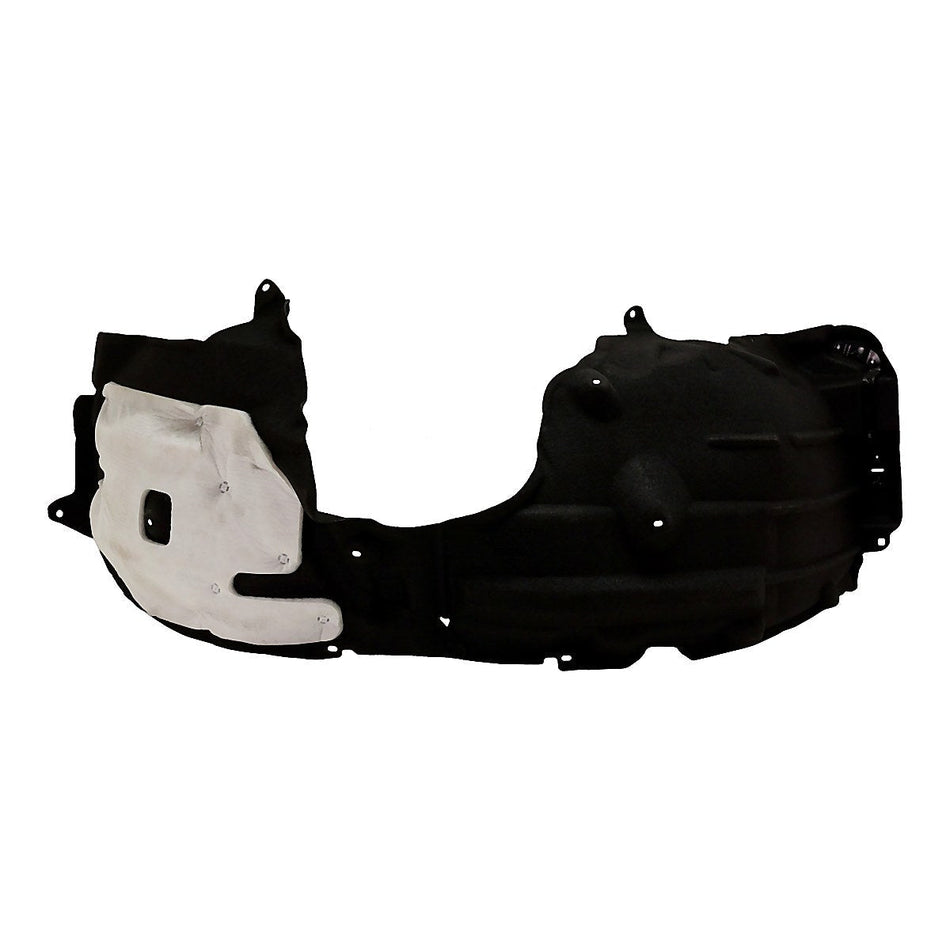2020-2025 Toyota Highlander Hybrid Fender Liner Front Passenger Side - side angle, Part TO1249240