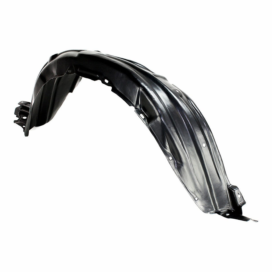 2012 Toyota Yaris Sedan Fender Liner Driver Side - side angle, Part TO1250120