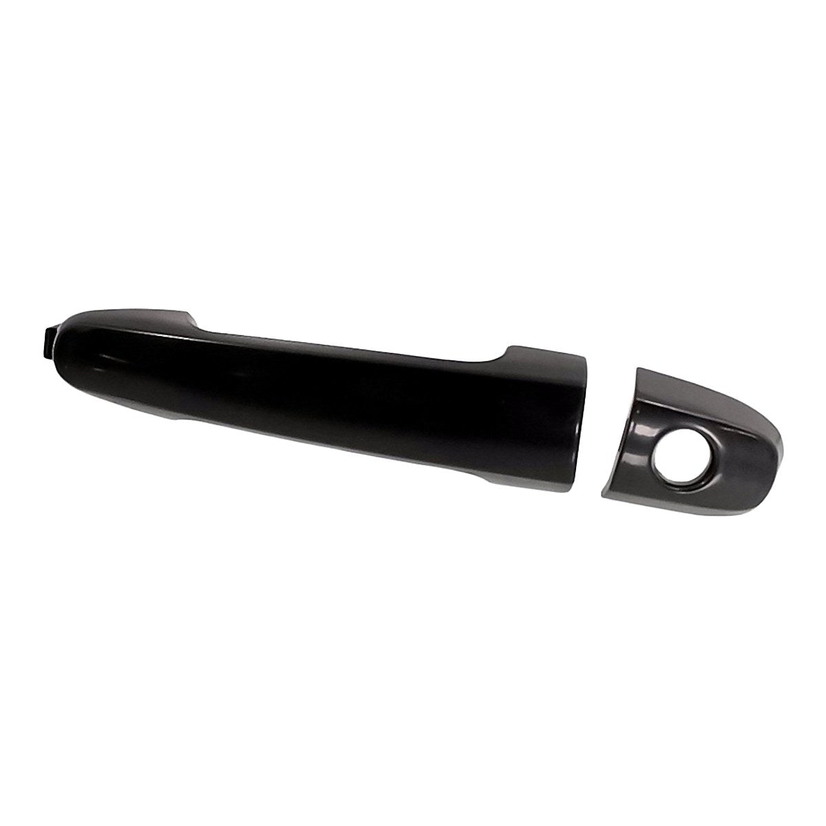 2001-2007 Toyota Highlander Door Handle Front Driver Side/Passenger Side Outer With Keyhole (Smooth Black) – TO1310136-2