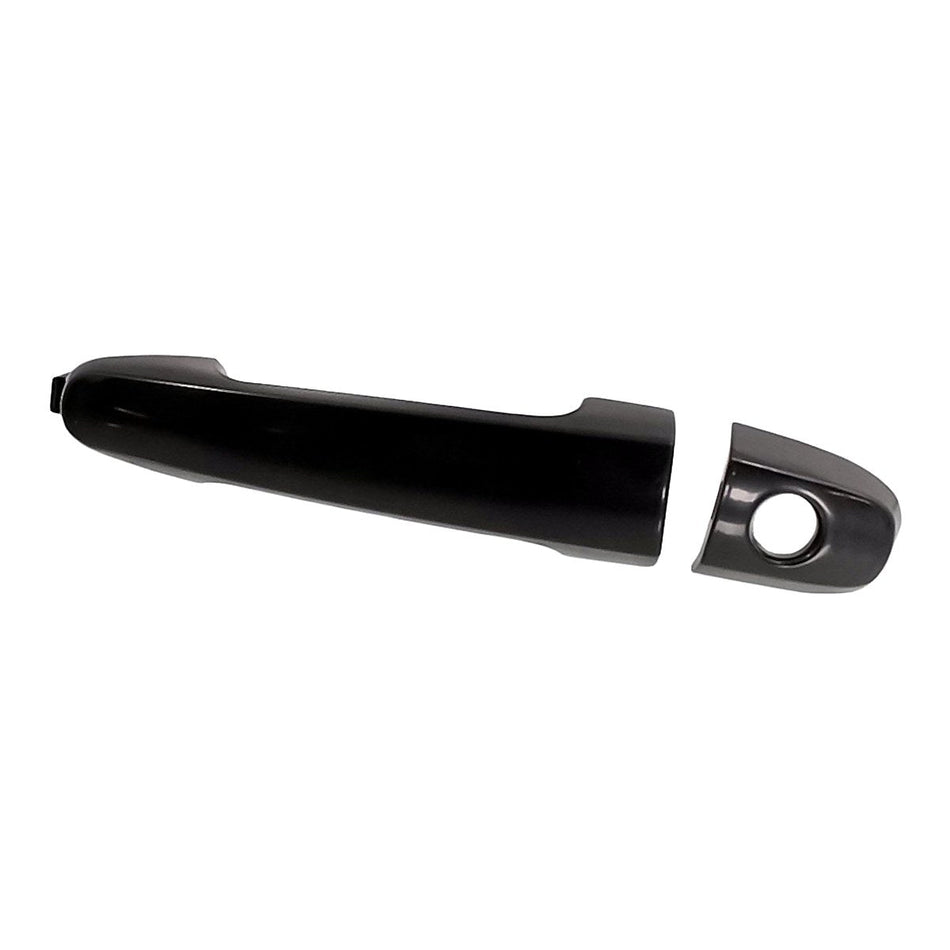 2001-2007 Toyota Highlander Door Handle Front Driver Side/Passenger Side Outer With Keyhole (Smooth Black) – TO1310136-2
