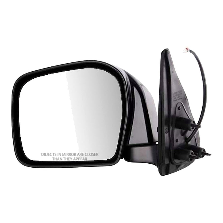 2001-2004 Toyota Tacoma Door Mirror Driver Side Power Black_TO1320163