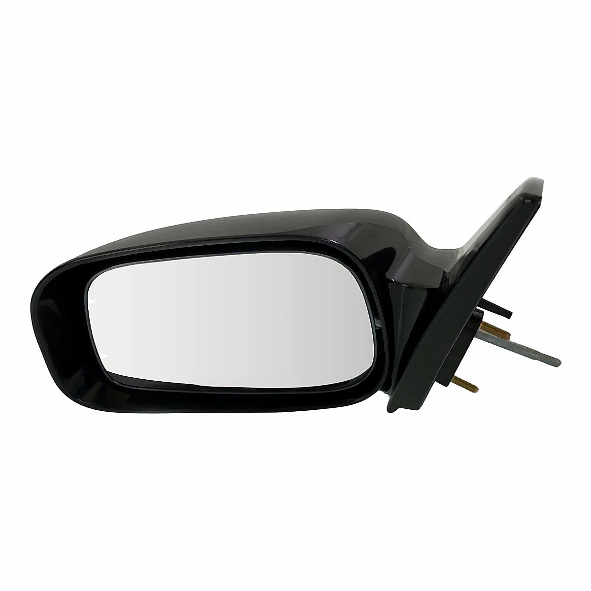 2003-2008 Toyota Matrix Door Mirror Driver Side Manual Non-Foldaway Gloss Black Ptm_TO1320206