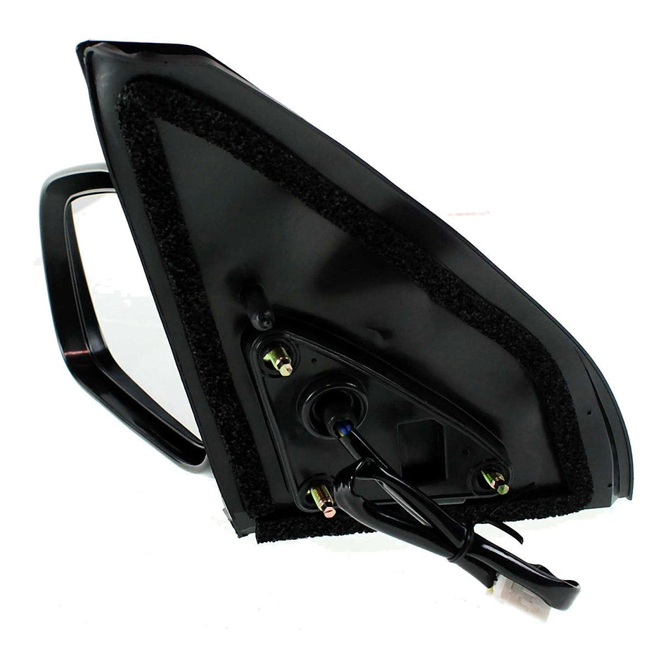 2003-2008 Pontiac Vibe Door Mirror Driver Side Power Non-Foldaway Gloss Black Ptm_TO1320207-2