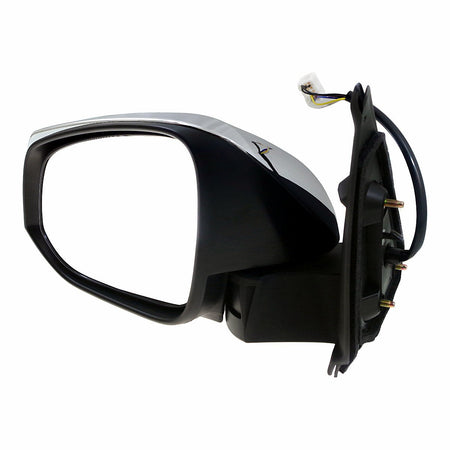 2016-2023 Toyota Tacoma Door Mirror Driver Side Power Heated Chrome With Signal Without Blind Spot Manual Fold_TO1320353-2