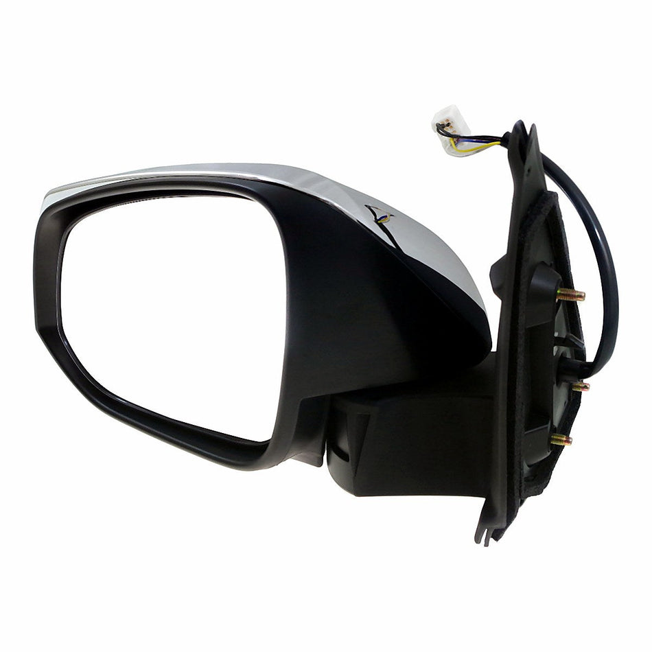 2016-2023 Toyota Tacoma Door Mirror Driver Side Power Heated Chrome With Signal Without Blind Spot Manual Fold_TO1320353-2