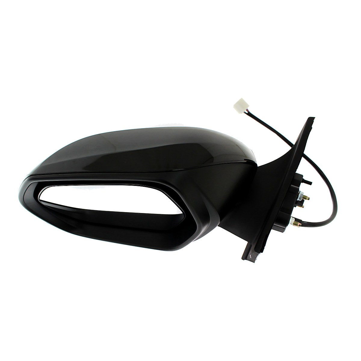 2016-2022 Toyota Prius Door Mirror Driver Side Power Heated Without Blind Spot Matte Black Cover_TO1320354-3