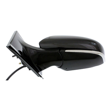 2016-2022 Toyota Prius Door Mirror Driver Side Power Heated Gloss Black Cover Without Blind Spot_TO1320355-4