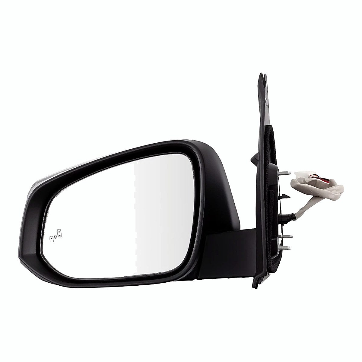 2016-2023 Toyota Tacoma Door Mirror Driver Side Power Heated Chrome Cap With Signal/Blind Spot/ Manual Fold_TO1320360
