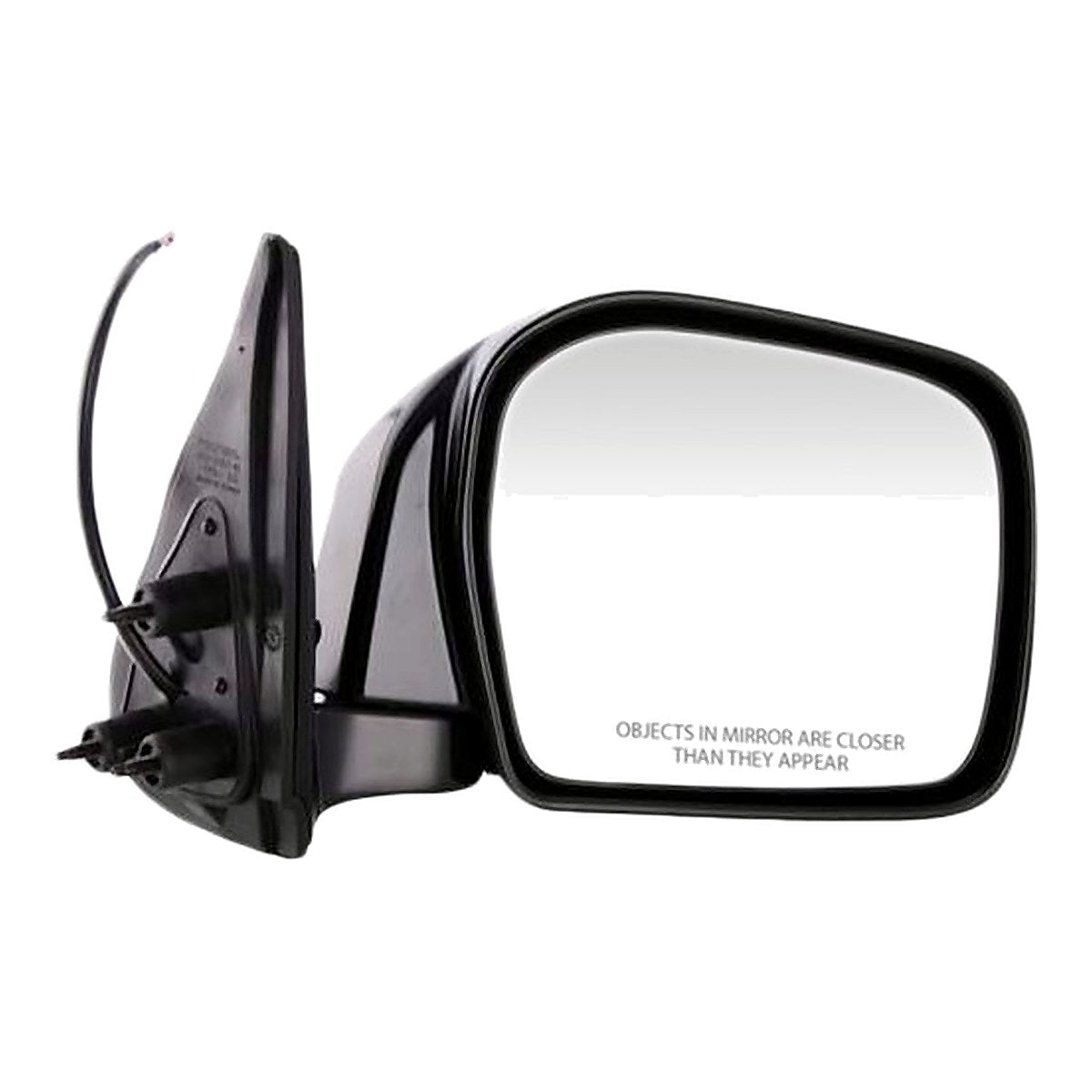 2001-2004 Toyota Tacoma Door Mirror Passenger Side Power Black_TO1321163