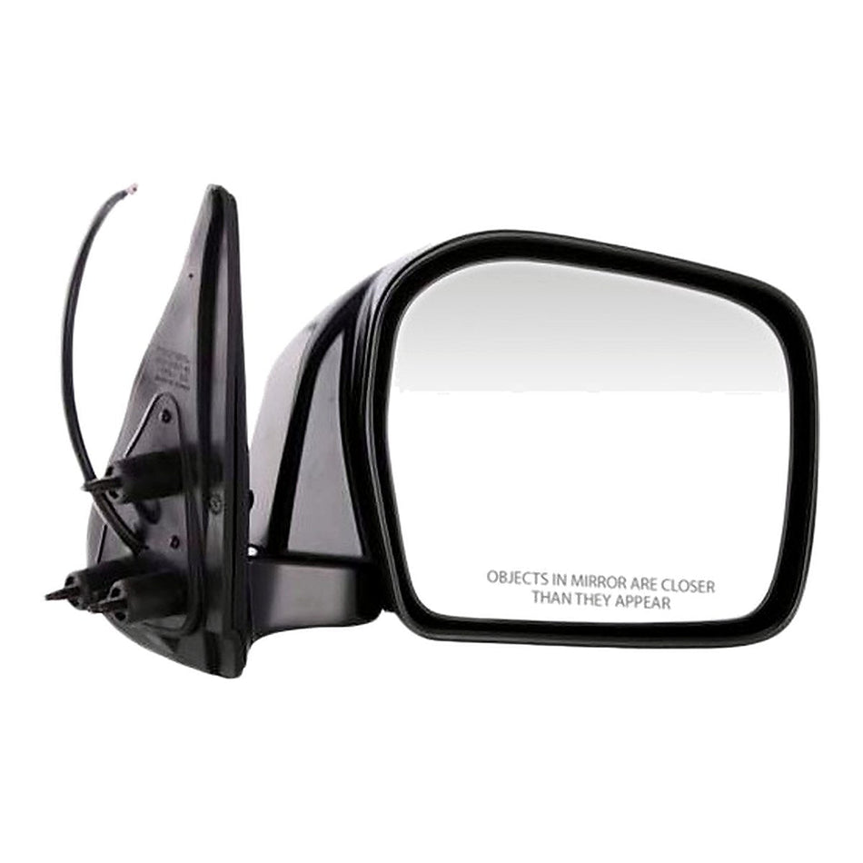 2001-2004 Toyota Tacoma Door Mirror Passenger Side Power Black_TO1321163