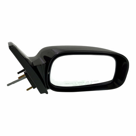 2003-2008 Toyota Matrix Door Mirror Passenger Side Manual Non-Foldaway Gloss Black Ptm_TO1321206