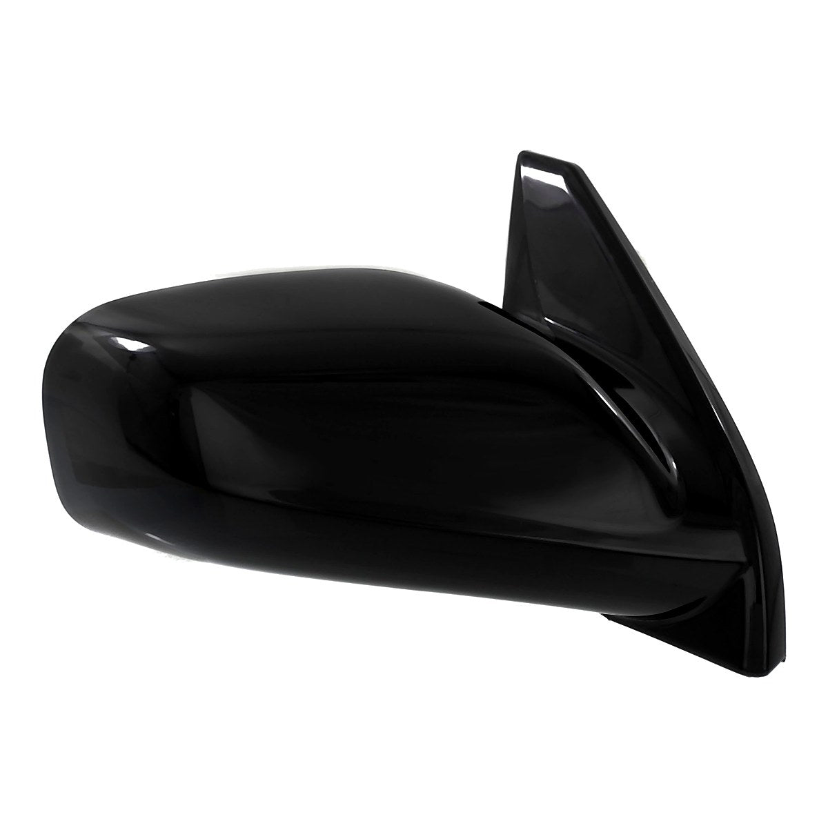 2003-2008 Toyota Matrix Door Mirror Passenger Side Manual Non-Foldaway Gloss Black Ptm_TO1321206-5