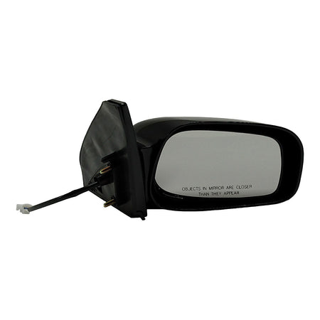 2003-2008 Pontiac Vibe Door Mirror Passenger Side Power Non-Foldaway Gloss Black Ptm_TO1321207